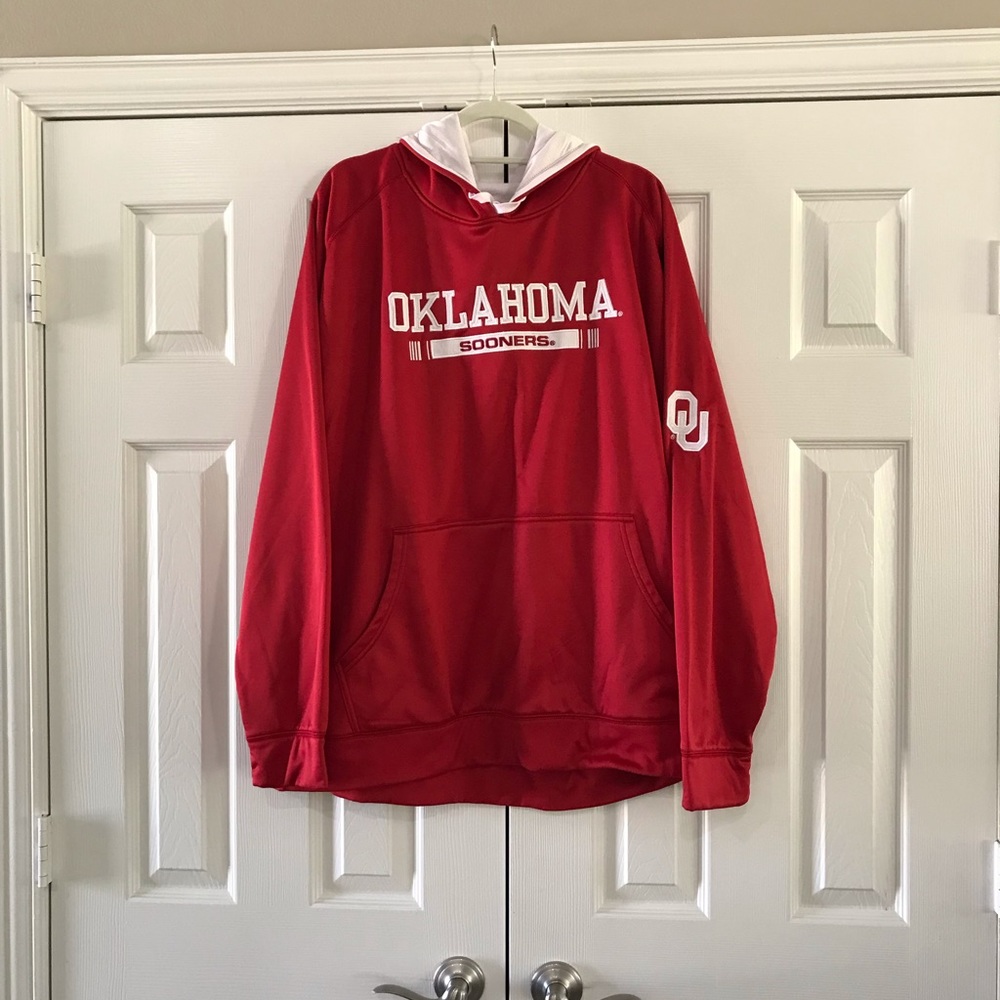 CHAMPION BRAND OKLAHOMA SOONERS PULLOVER HOODED JACKET